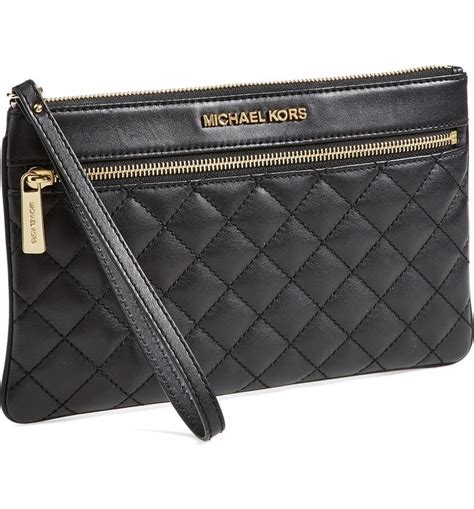 michael kors selma quilted clutch|michael kors selma saffiano.